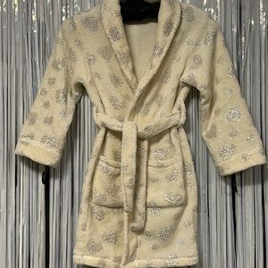 Girls Foil Heart Robe